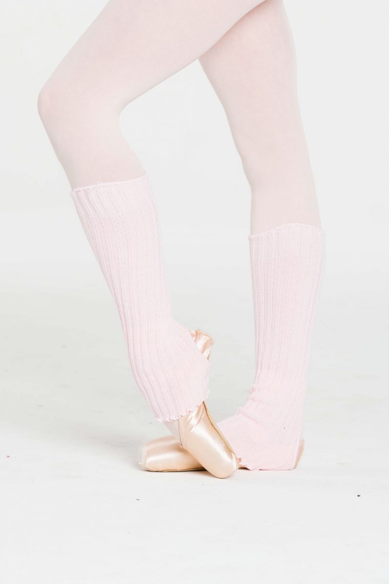 legwarmers pale pink