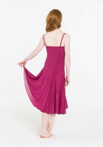elemental lyrical dress burgundy