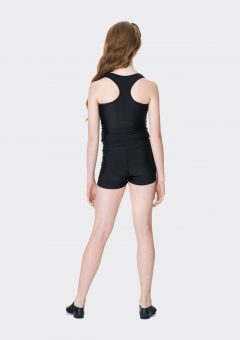 t-back singlet top black