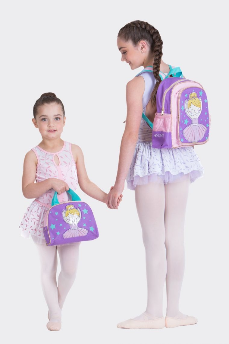 ballerina star backpack and carry bag