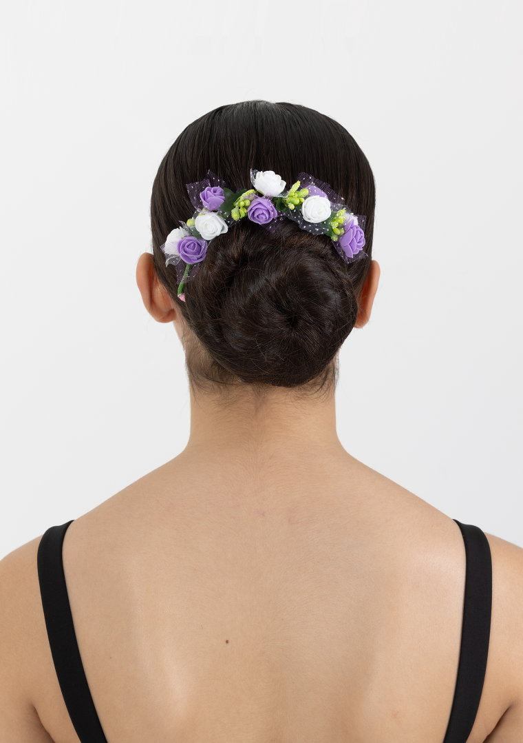 bun blossoms purple