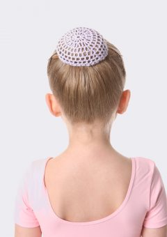 crochet bun net lilac