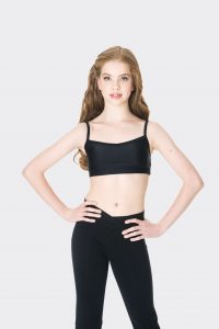 camisole crop top black