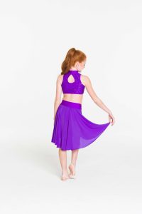 cabaret crop top purple