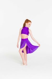 cabaret crop top purple