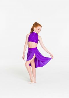 cabaret crop top purple