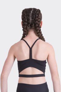 kara crop top black