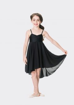 Princess chiffon dress Black
