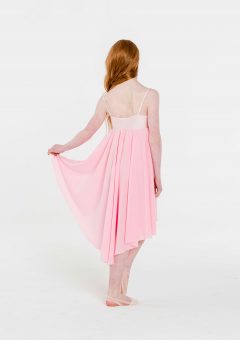princess chiffon dress pale pink
