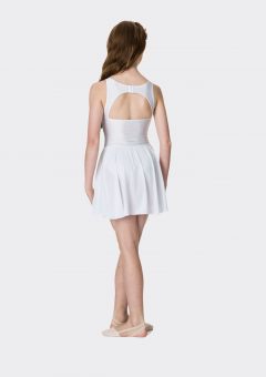 Mesh lyrical dress White