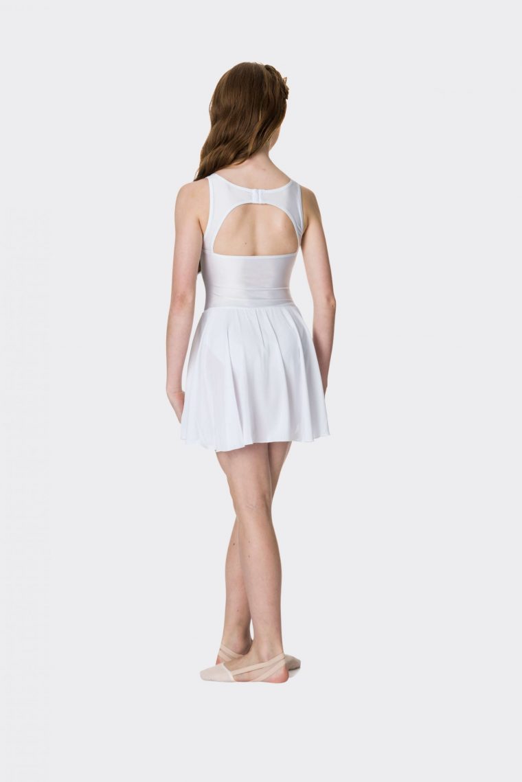 Mesh lyrical dress White