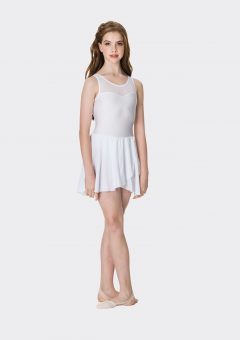 Mesh lyrical dress White