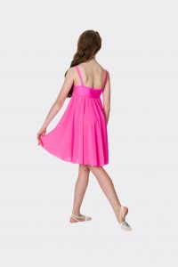 Sequin lyrical dress Hot pink