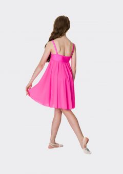 Sequin lyrical dress Hot pink