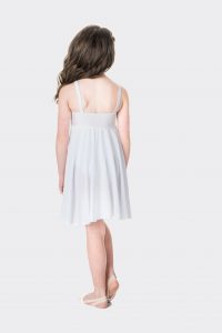 Sequin lyrical dress White