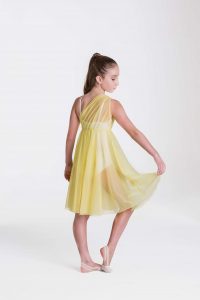 Grecian lyrical dress lemon