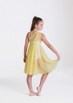 Grecian lyrical dress lemon