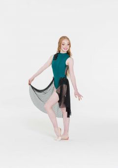 Whimsical lyrical dress teal