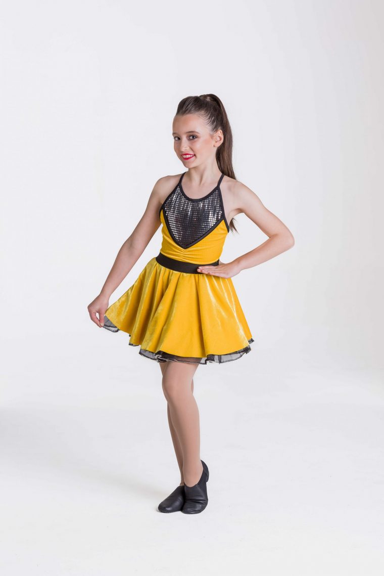 Rock & Roll dress yellow