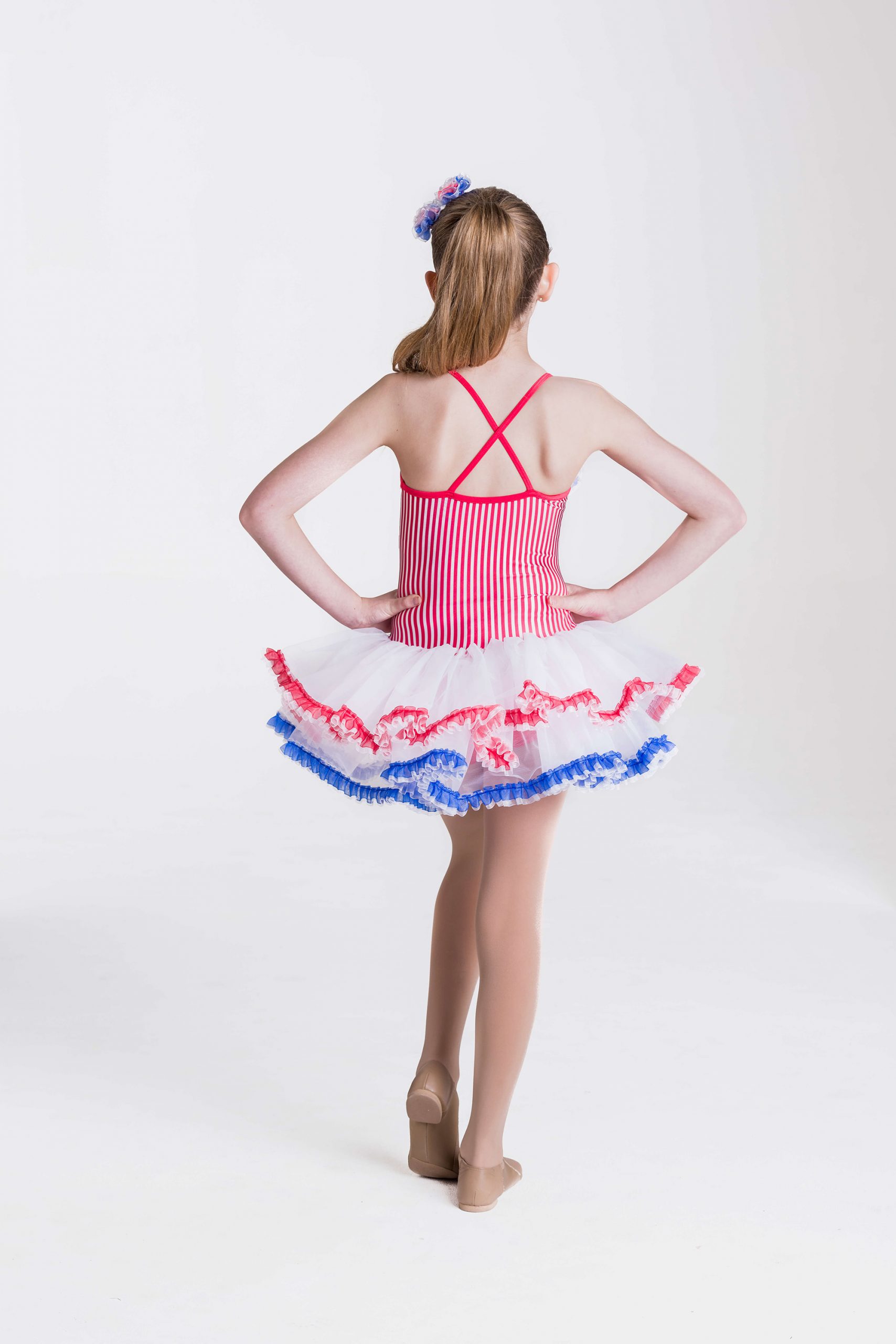 Studio 7 Dancewear Candy Girls Dress Pin Stripe Dress