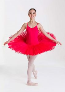 half tutu red