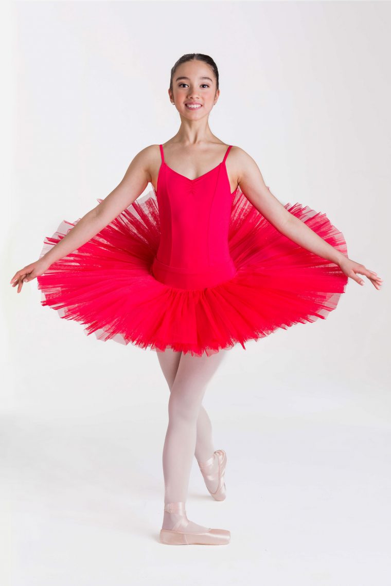 half tutu red