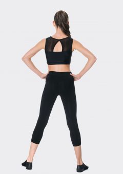 Cotton 3/4 leggings black