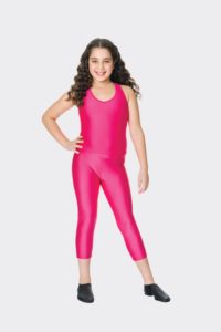 Fuchsia 3/4 nylon leggings