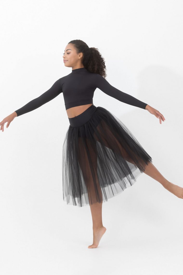 dream romantic tutu skirt black