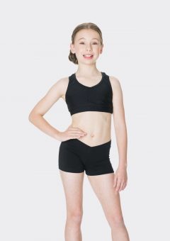 cotton hot short black