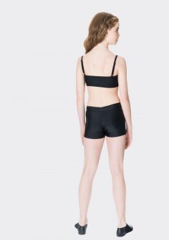 Nylon hot shorts Black