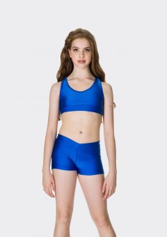 Nylon hot shorts Royal Blue