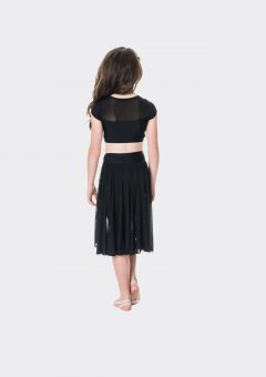 inspire mesh skirt black
