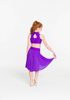 inspire mesh skirt purple