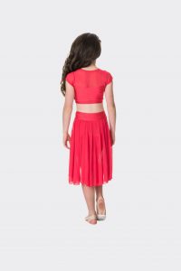 inspire mesh skirt red
