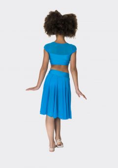 inspire mesh skirt turquoise