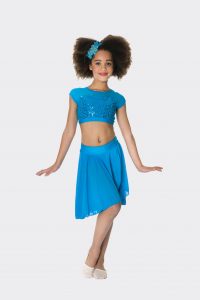 inspire mesh skirt turquoise