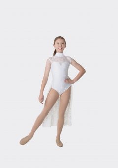 melody detachable skirt white