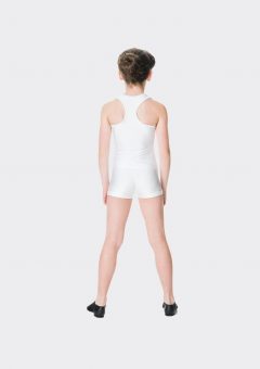 t-back singlet top white