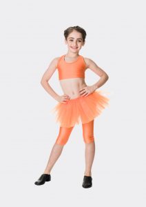 tutu skirt orange