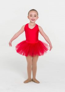 tutu skirt red