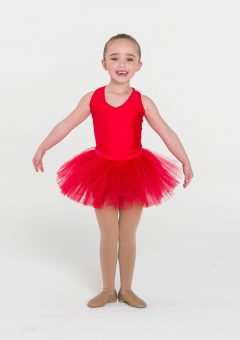 tutu skirt red