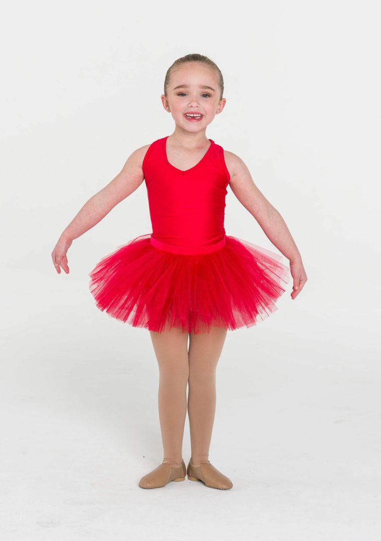 tutu skirt red