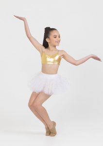 sparkle tutu skirt metallic gold white