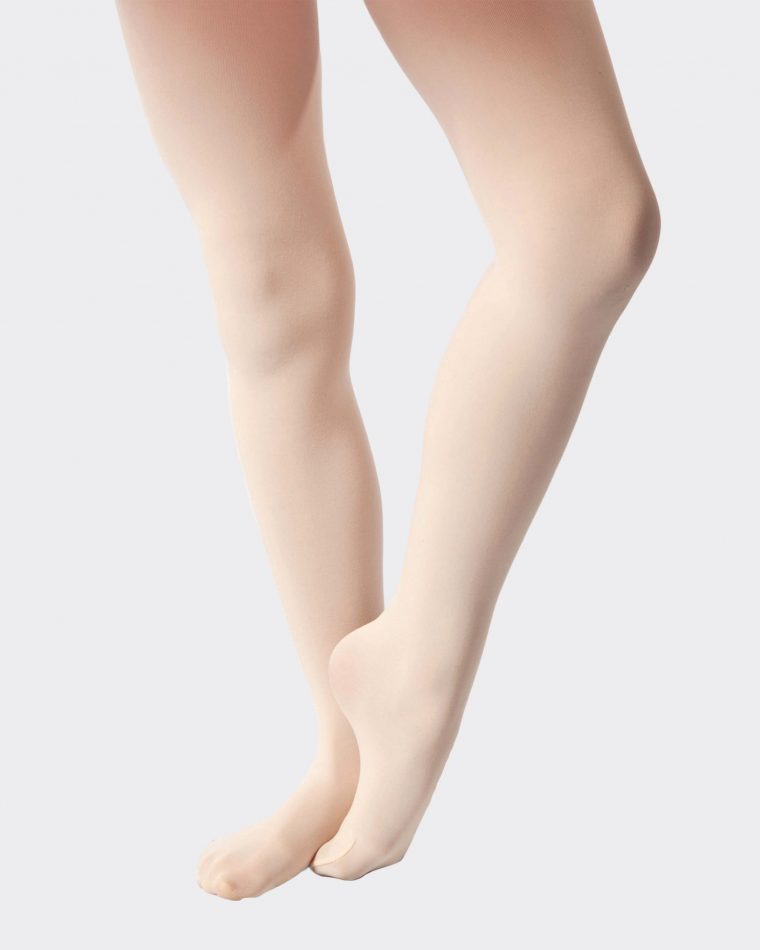 footed tights theatrical pink