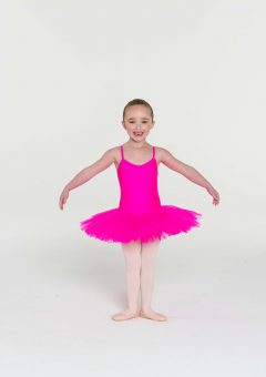 4 layer tutu hot pink