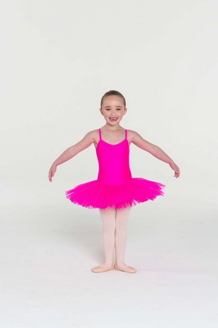 4 layer tutu hot pink