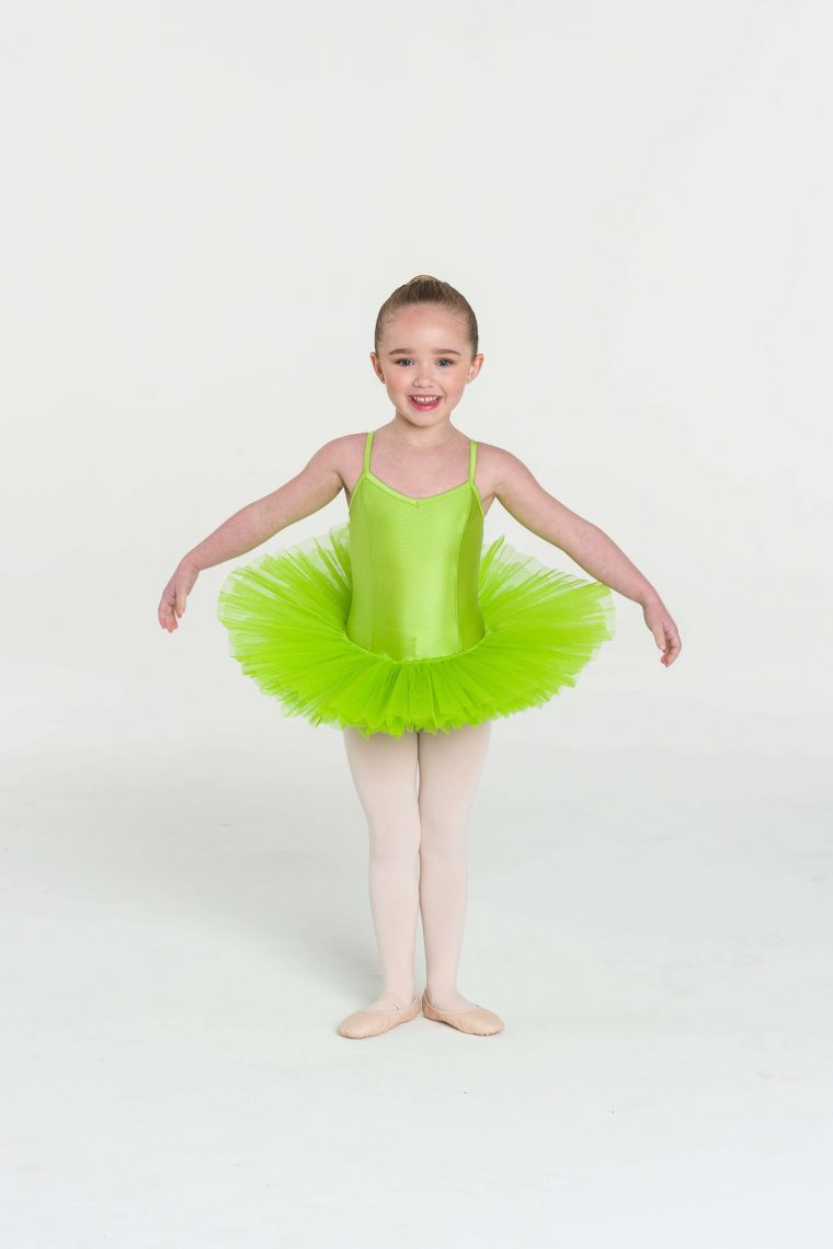 4 layer tutu lime