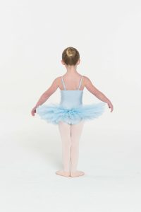 4 layer tutu pale blue