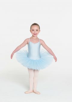 4 layer tutu pale blue